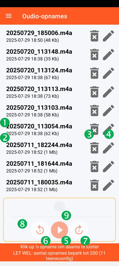 SOS Universal - bestuur van oudio-opnames