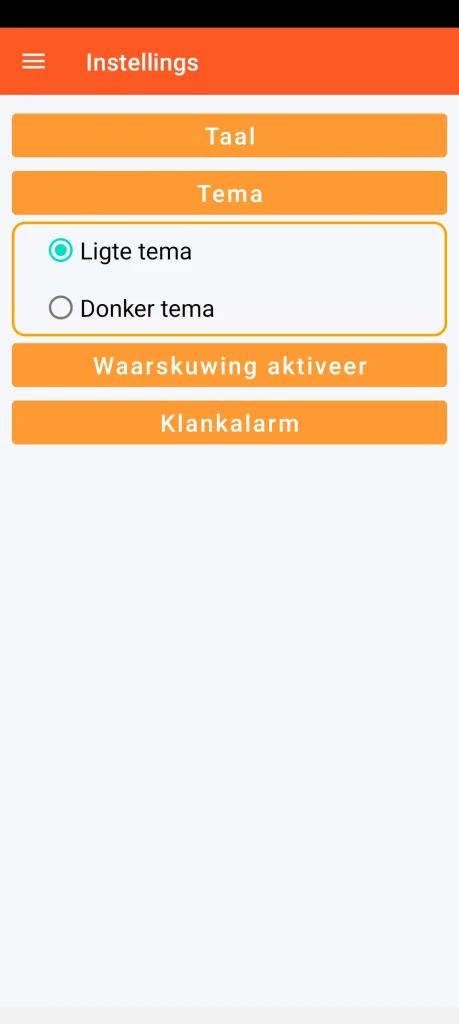 SOS Universal - visuele temakonfigurasie