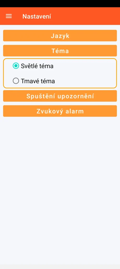 SOS Universal - nastavení vizuálního tématu