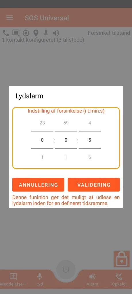 SOS Universal - lydalarm