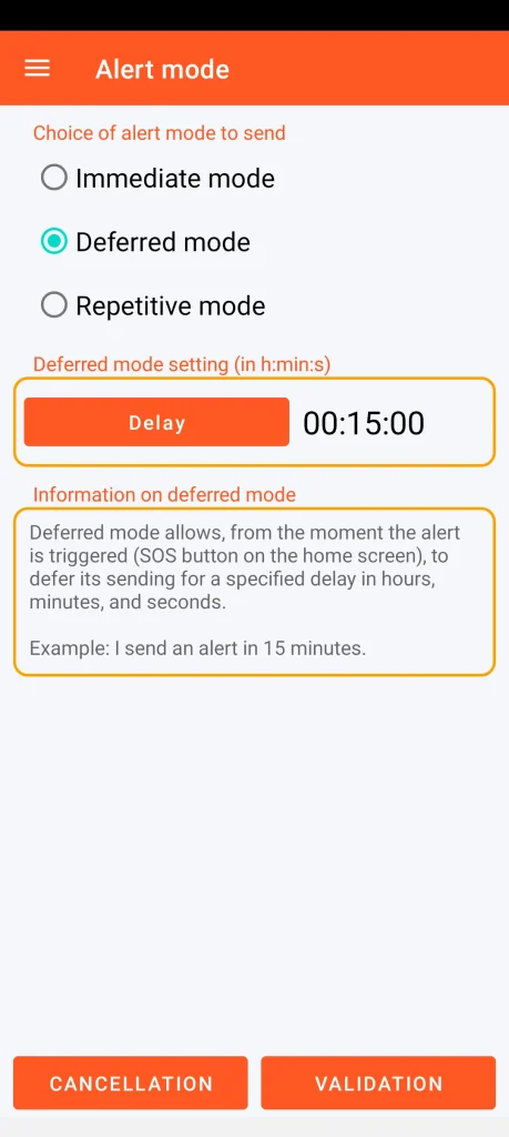 SOS Universal - deferred mode
