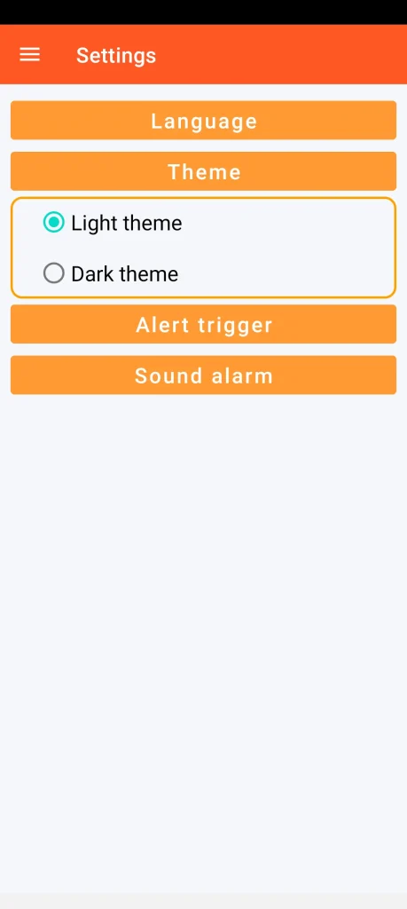 SOS Universal - visual theme settings
