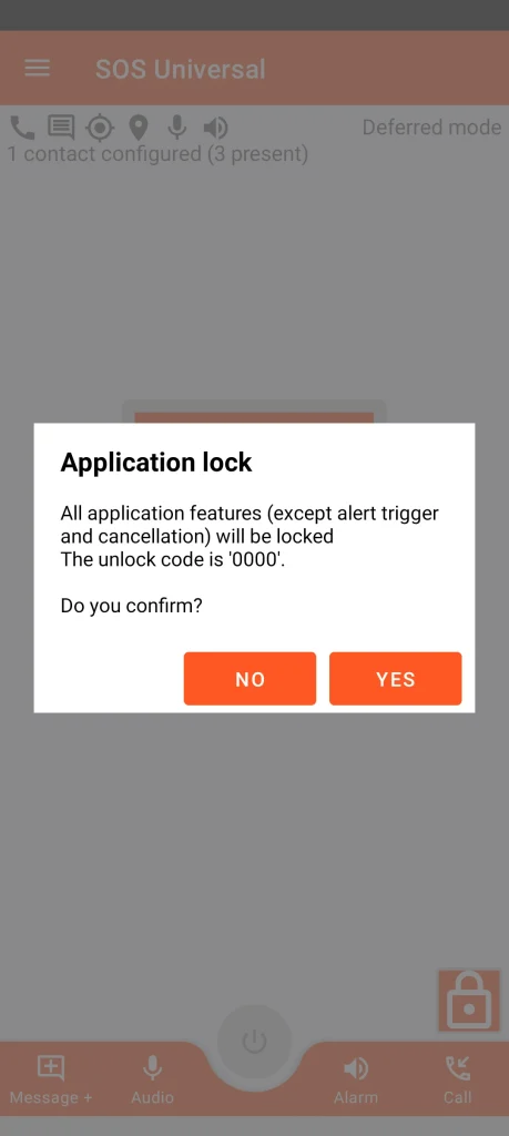SOS Universal - application lock