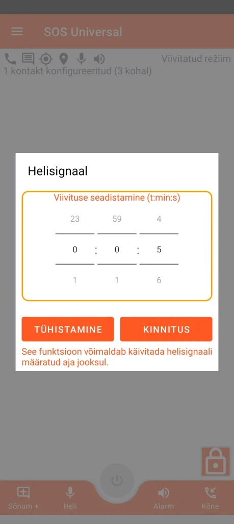 SOS Universal – helisignaal