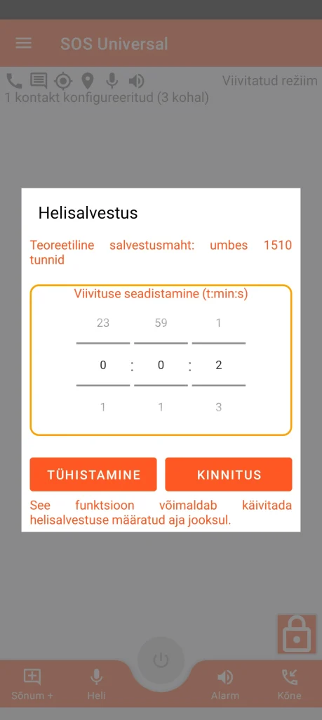 SOS Universal – helisalvestus