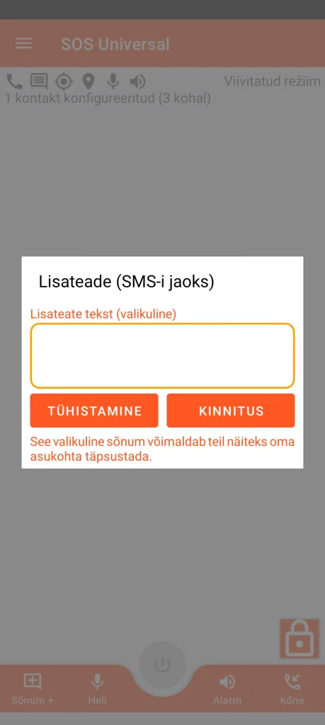 SOS Universal – lisasõnum