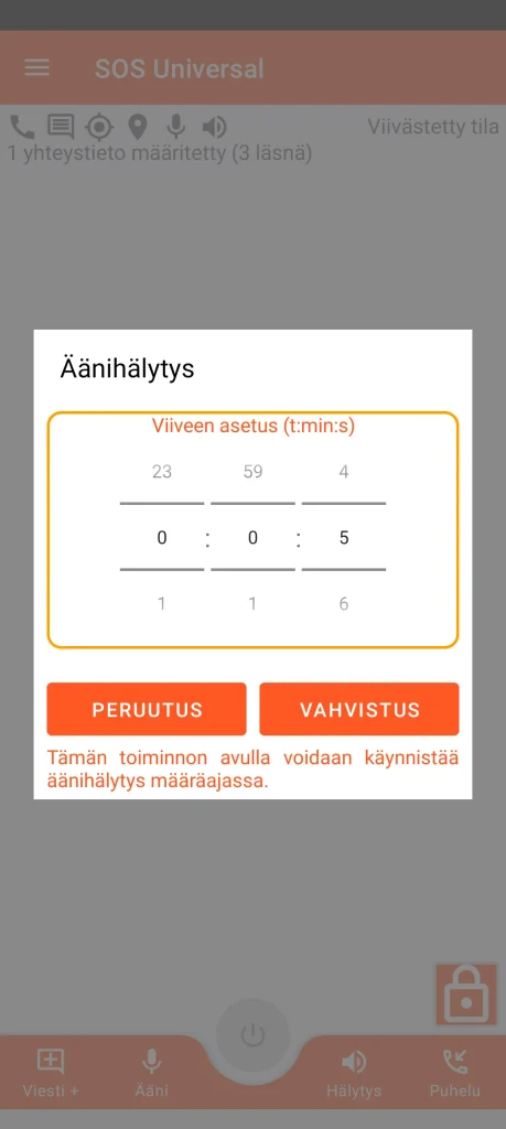 SOS Universal - äänihälytys