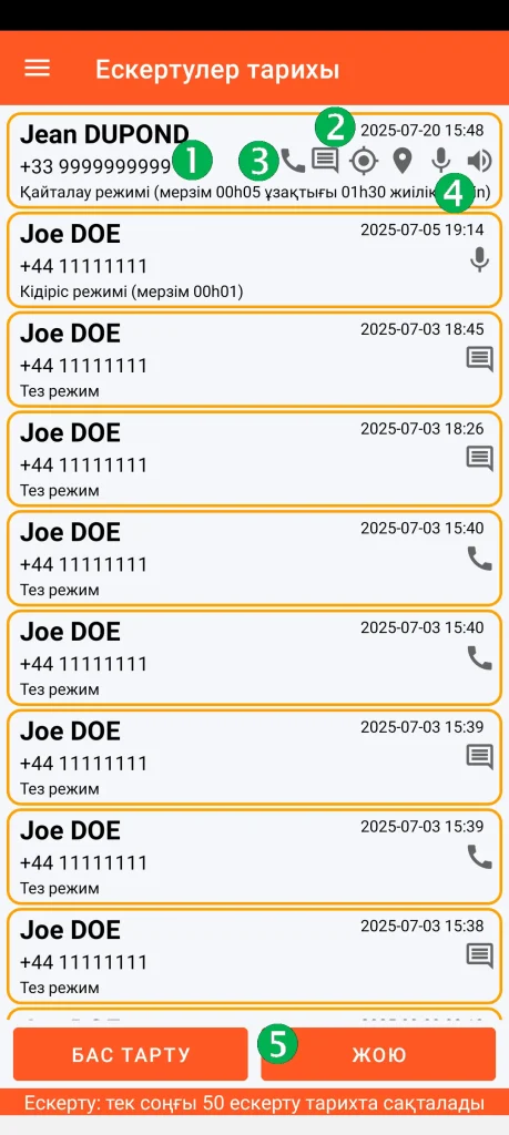 SOS Universal - ескертулер тарихы