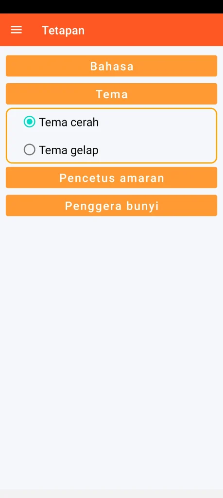 SOS Universal - tetapan tema visual