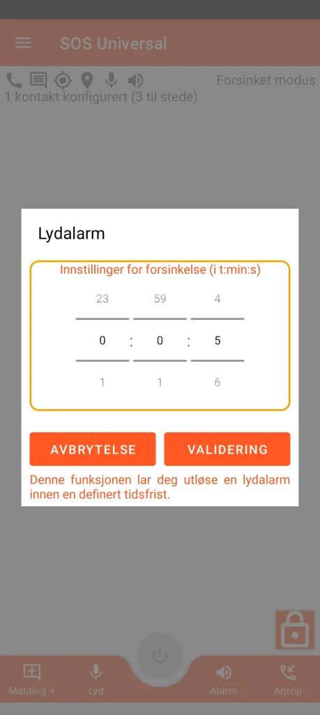 SOS Universal - lydalarm