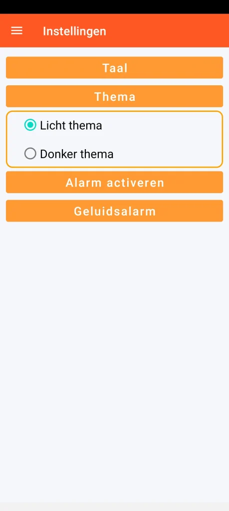SOS Universal - instelling van het visuele thema