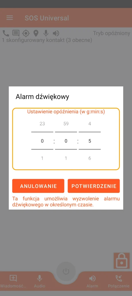 SOS Universal – alarm dźwiękowy