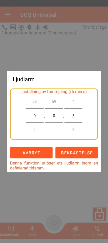 SOS Universal - ljudlarm