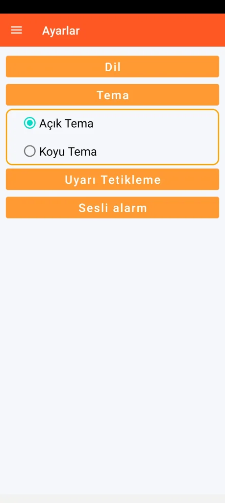 SOS Universal - görsel tema ayarları