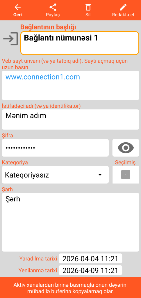 LocalSafeBox - Bağlantıya baxış