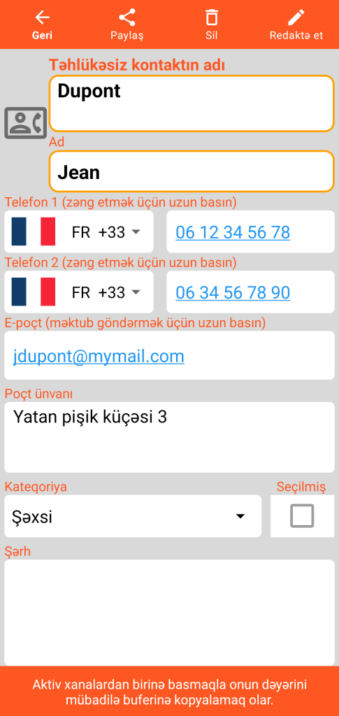 LocalSafeBox - Təhlükəsiz kontaktın məsləhətləşməsi