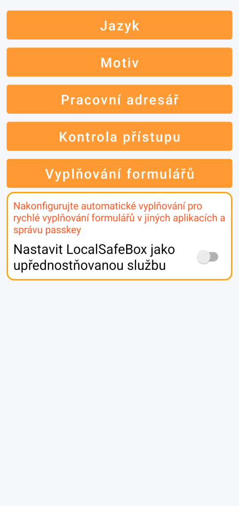 Automatické vyplňování (autofill)