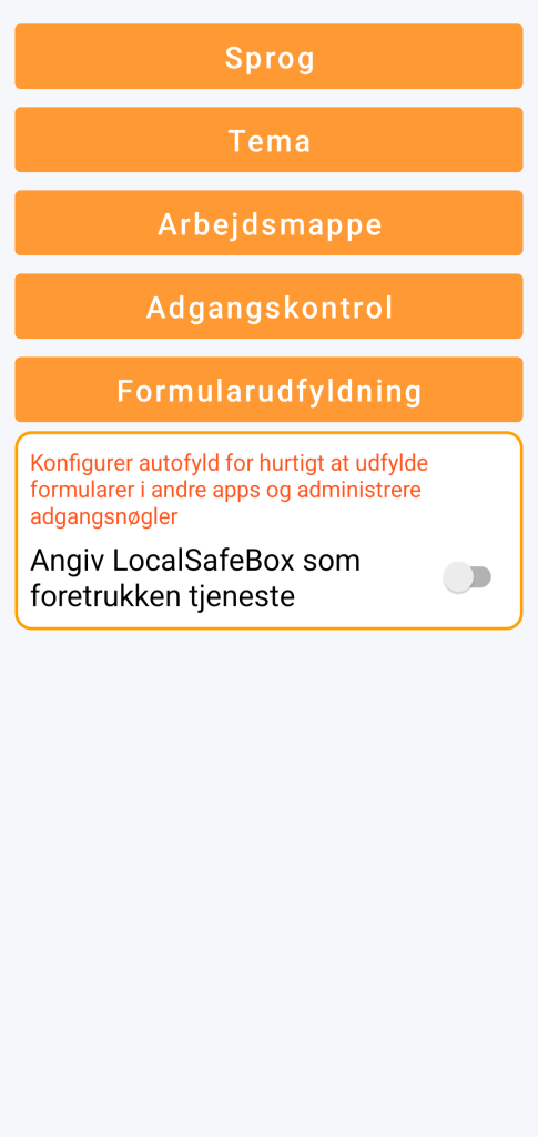 Automatisk udfyldning (autofill)