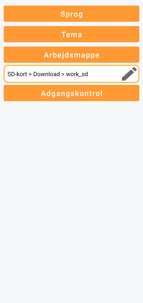 LocalSafeBox - Administration af arbejdsmappe