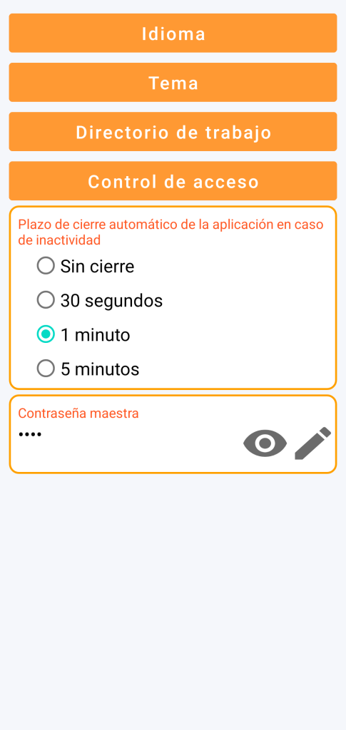 LocalSafeBox - Gestión del control de acceso
