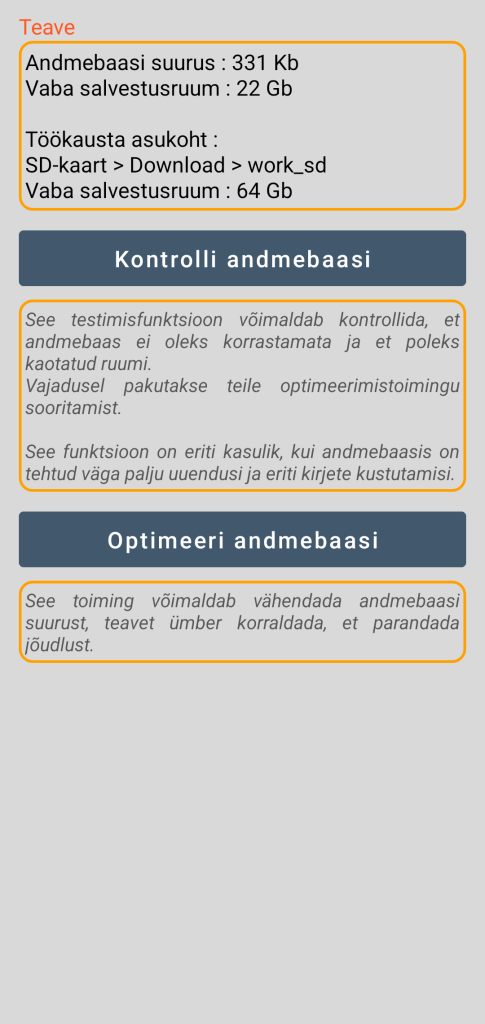 LocalSafeBox - Hooldustööde haldamine
