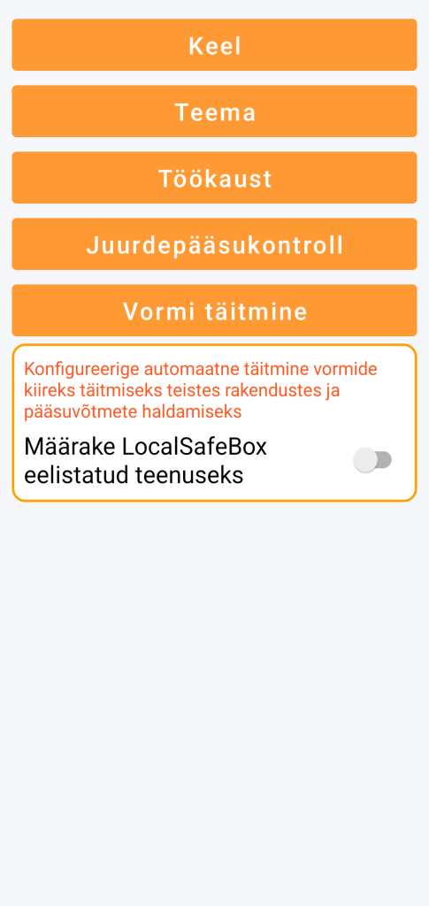Automaatne täitmine (autofill)