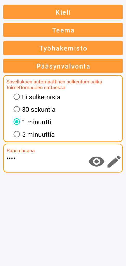 LocalSafeBox - Pääsynhallinnan hallinta