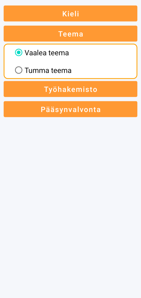 LocalSafeBox - Teeman valinta