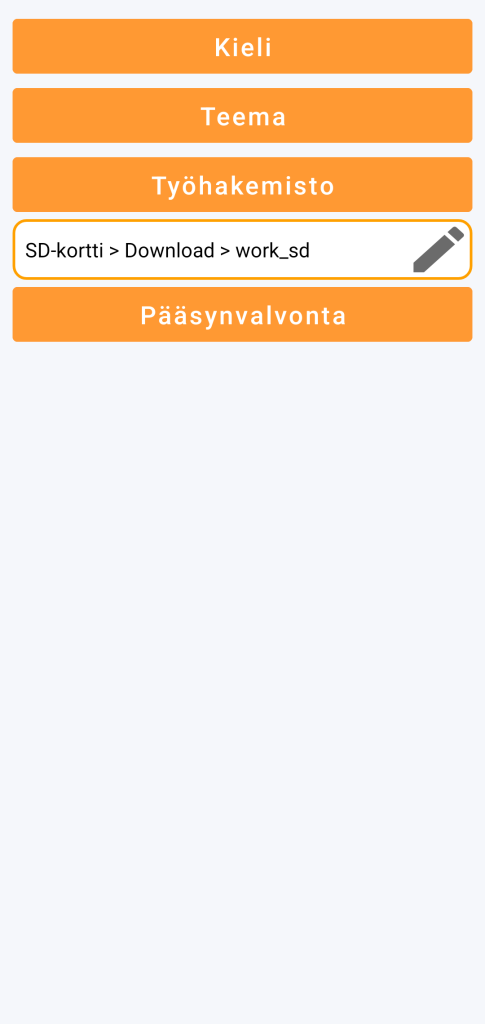 LocalSafeBox - Työhakemiston hallinta