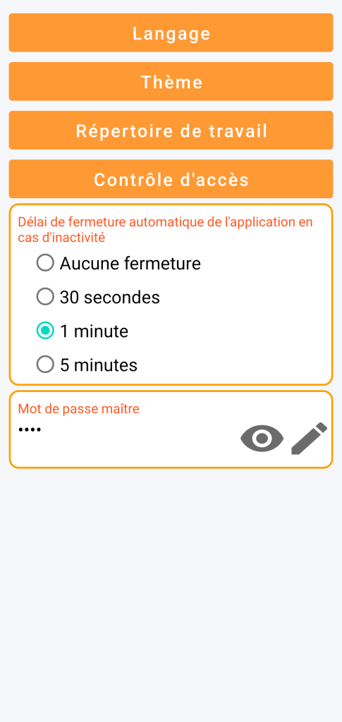 LocalSafeBox - Gestion du contrôle d'accès