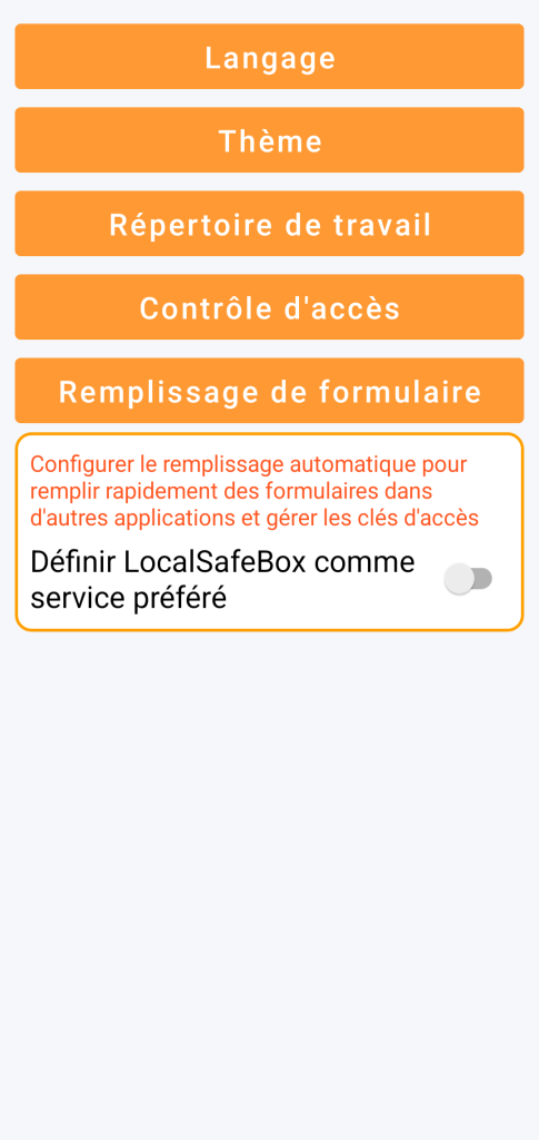 Remplissage automatique (autofill)
