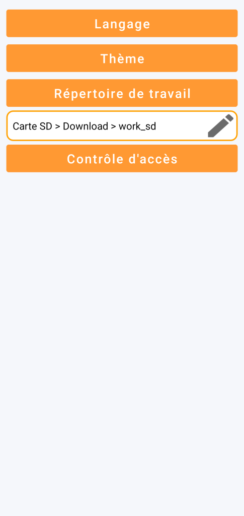 LocalSafeBox - Gestion du répertoire de travail