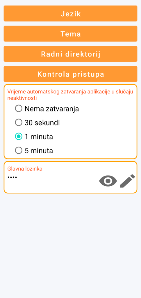 LocalSafeBox - Upravljanje kontrolom pristupa