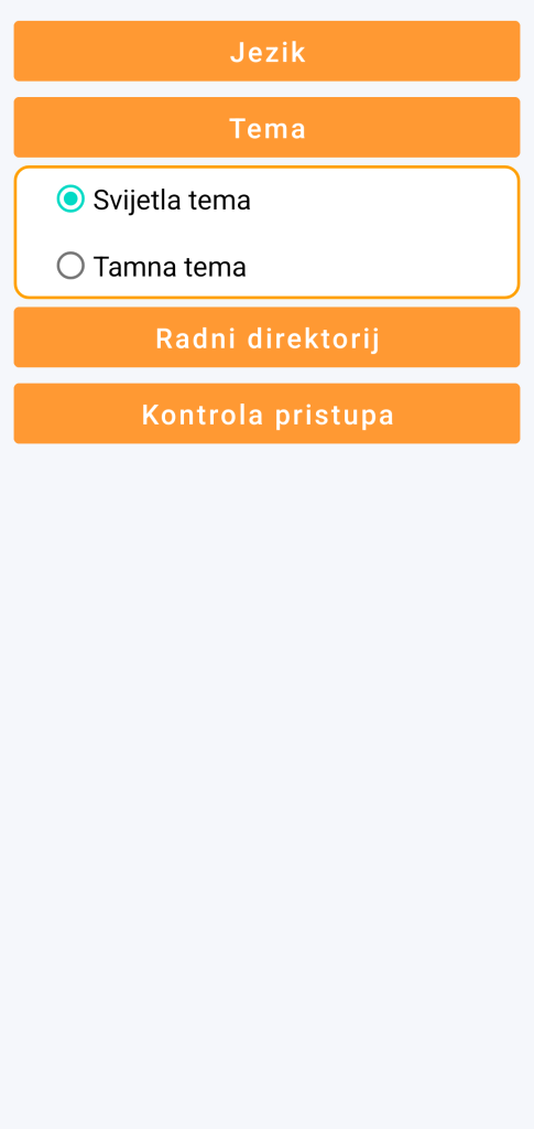 LocalSafeBox - Izbor teme