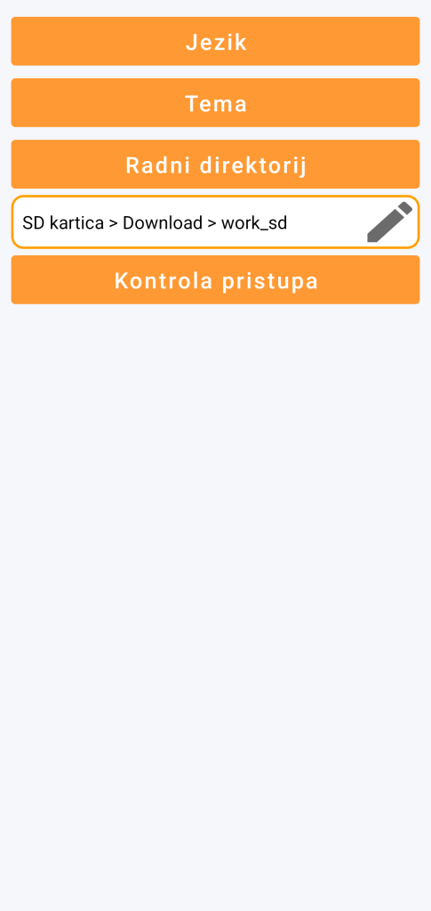 LocalSafeBox - Upravljanje radnim direktorijem
