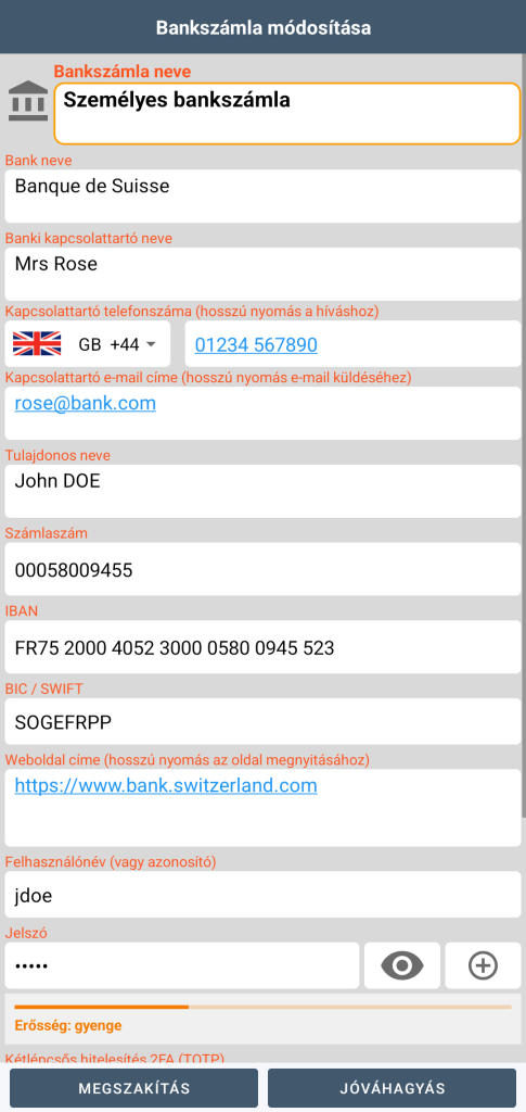 Bankszámla