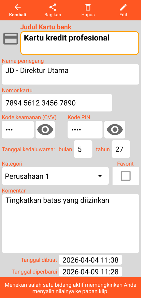 LocalSafeBox - Konsultasi Kartu bank