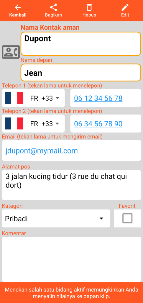 LocalSafeBox - Konsultasi Kontak aman