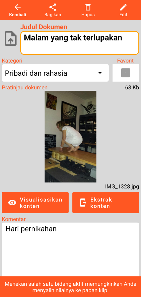LocalSafeBox - Konsultasi Document berisi foto