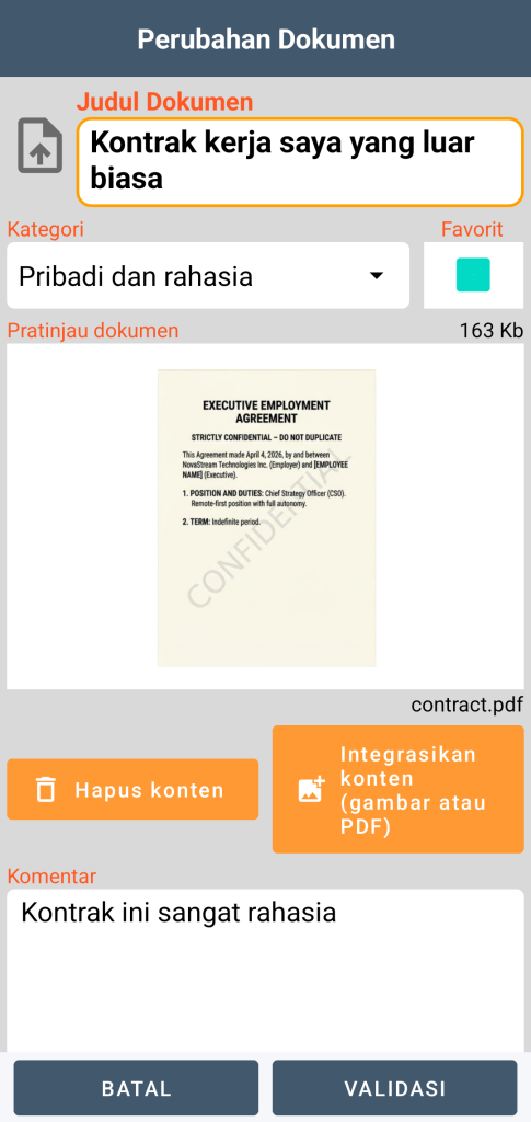LocalSafeBox - Edit Document berisi file PDF