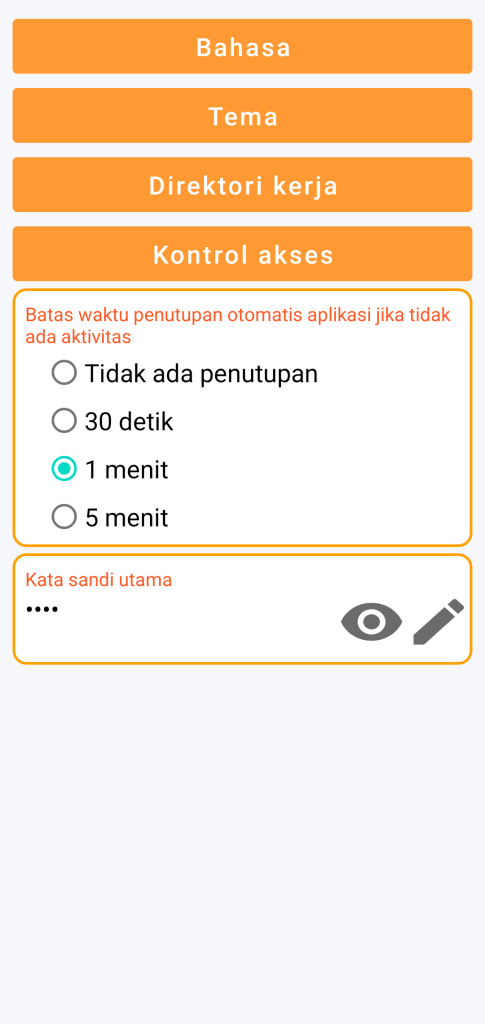 LocalSafeBox - Manajemen kontrol akses
