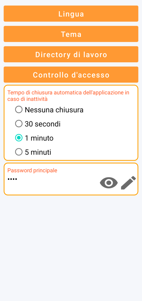 LocalSafeBox - Gestione del controllo d'accesso