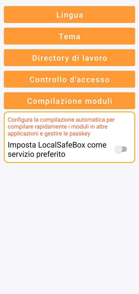 Compilazione automatica (autofill)