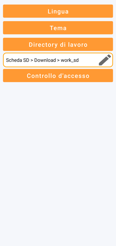 LocalSafeBox - Gestione della directory di lavoro