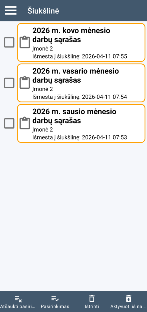 LocalSafeBox - Šiukšlinės valdymas