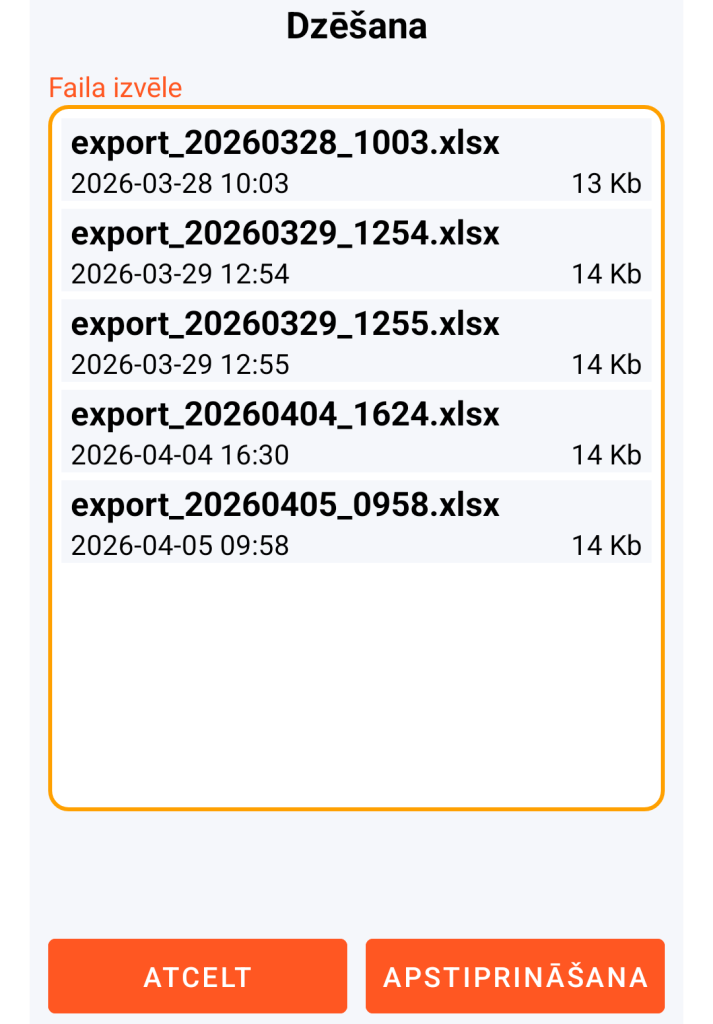 LocalSafeBox - Dzēšamā XLSX faila pārvaldība