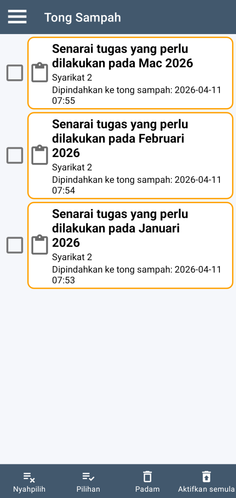 LocalSafeBox - Pengurusan Tong Kitar Semula