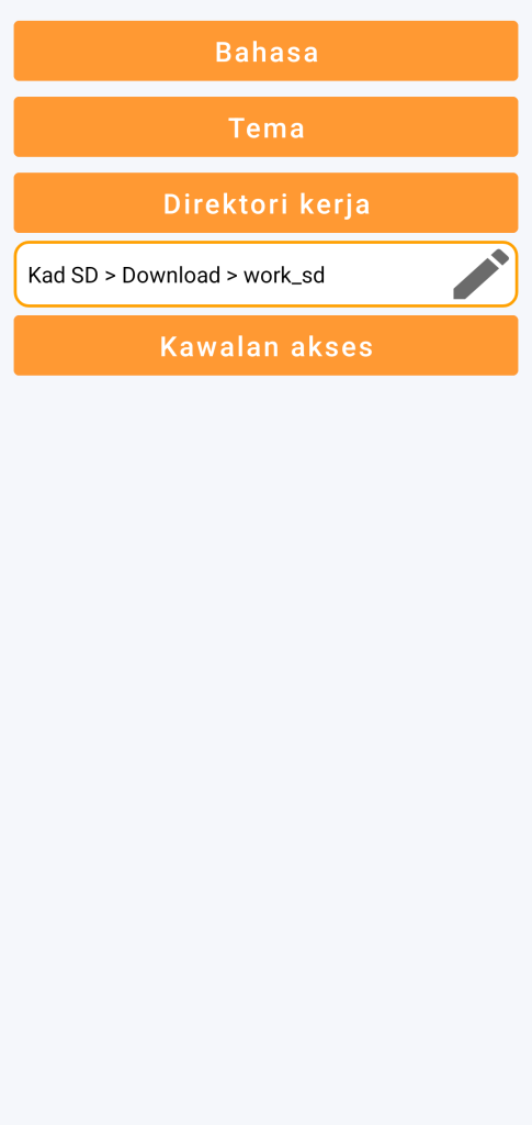 LocalSafeBox - Pengurusan direktori kerja