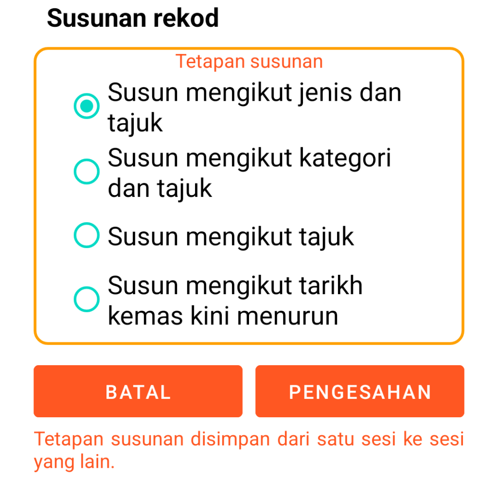 LocalSafeBox - Isihan rekod