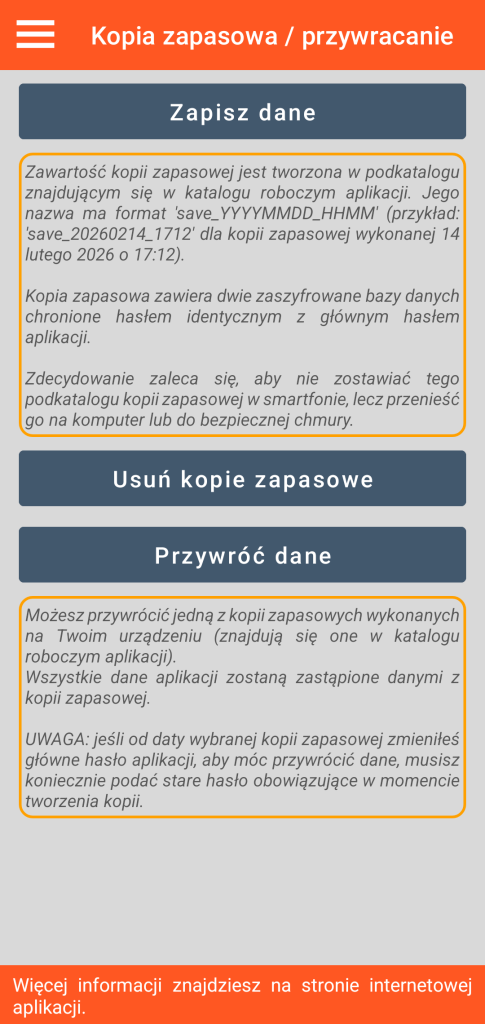 LocalSafeBox - Zarządzanie kopiami zapasowymi i przywracaniem